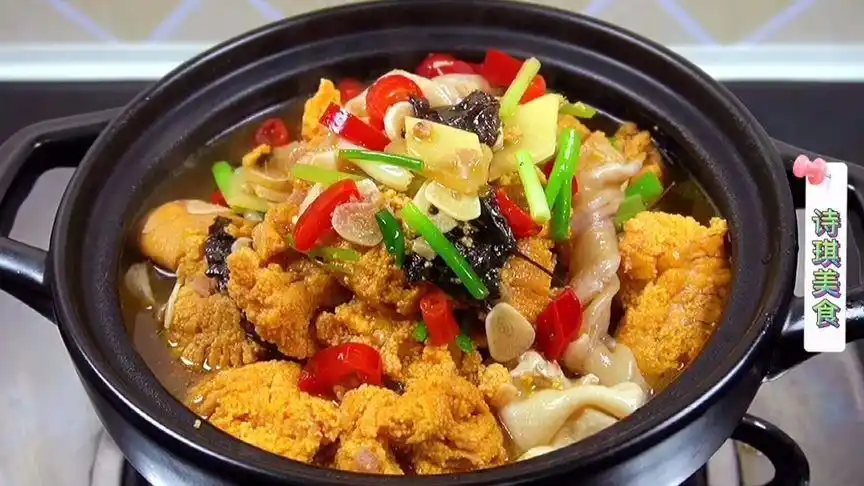 教你黄焖鱼籽鱼泡的做法简单一个步骤增香又去腥鲜香浓郁