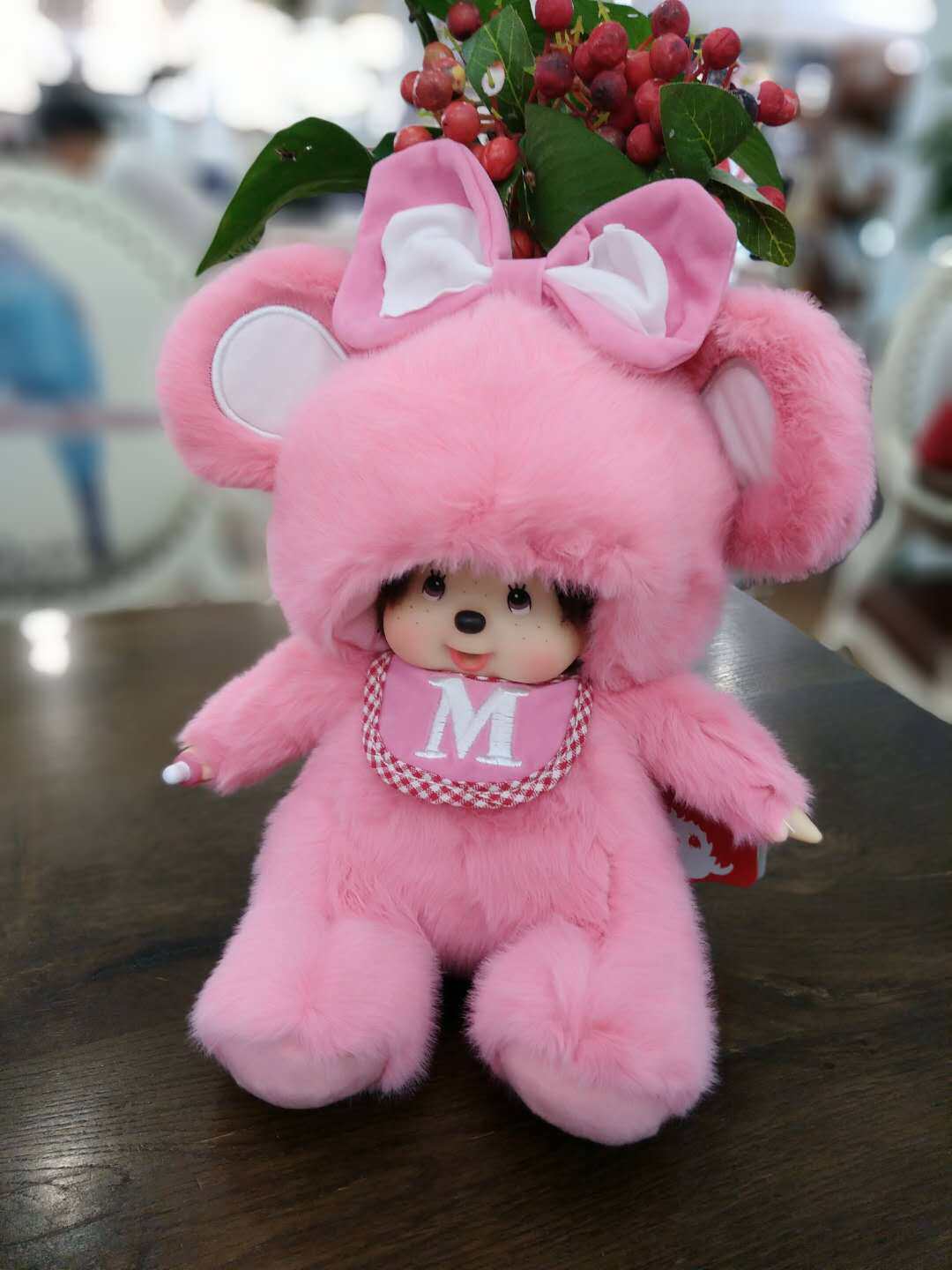 包邮 蒙奇奇20cm变身动物款毛绒玩具公仔生日节日礼物礼品