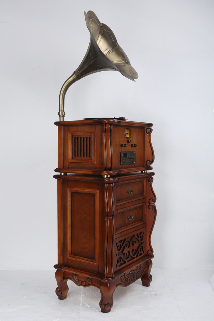 直销至臻老上海lp黑胶唱机 老唱机 黑胶唱片机老式仿古复古电唱机