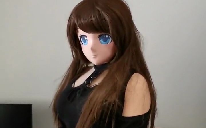 【妖妇搬运】完美kigurumi头壳易容伪装(新kig视频848)