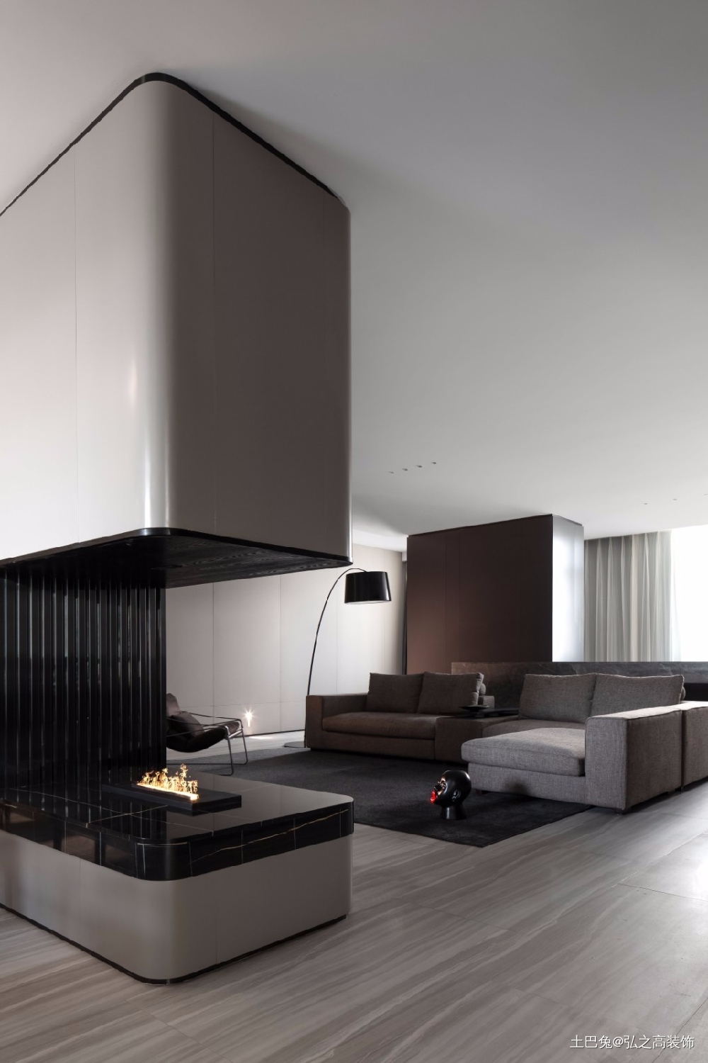 高级灰是一种超凡脱俗的生活格调客厅现代简约客厅设计图片赏析