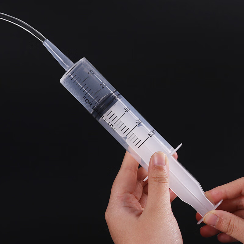 针筒喂食注射器大号大容量超特大针管灌注胃管鼻饲流食助推器灌肠 1米