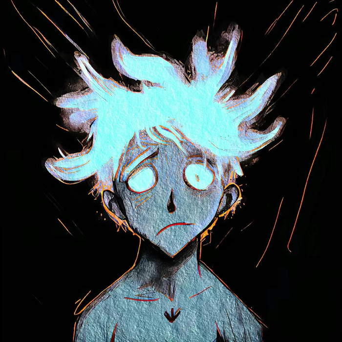 概念艺术感抽象头像