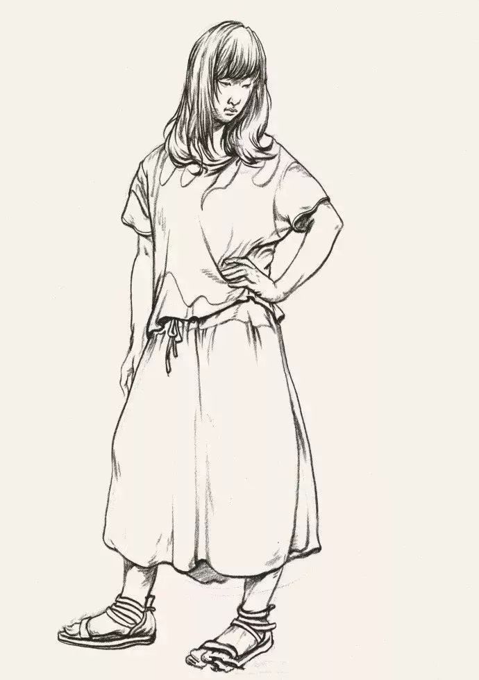 教程| 速写的另一种表现形式——线性速写