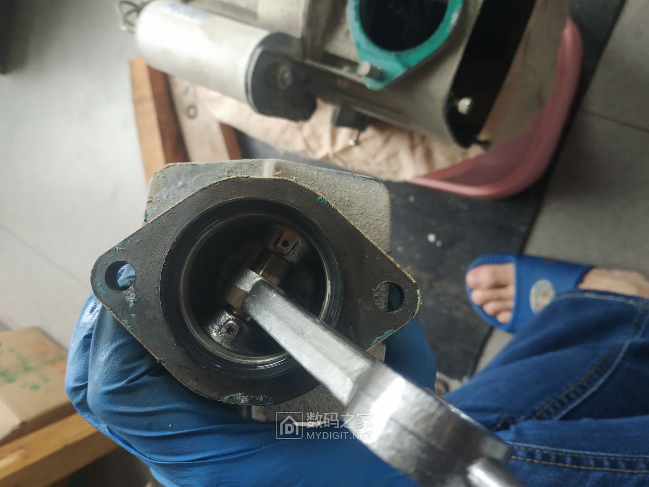 3p老式气泵拆解清洁