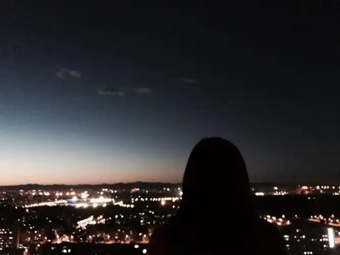 摄影 光夜 影子 背影 人物 夜景