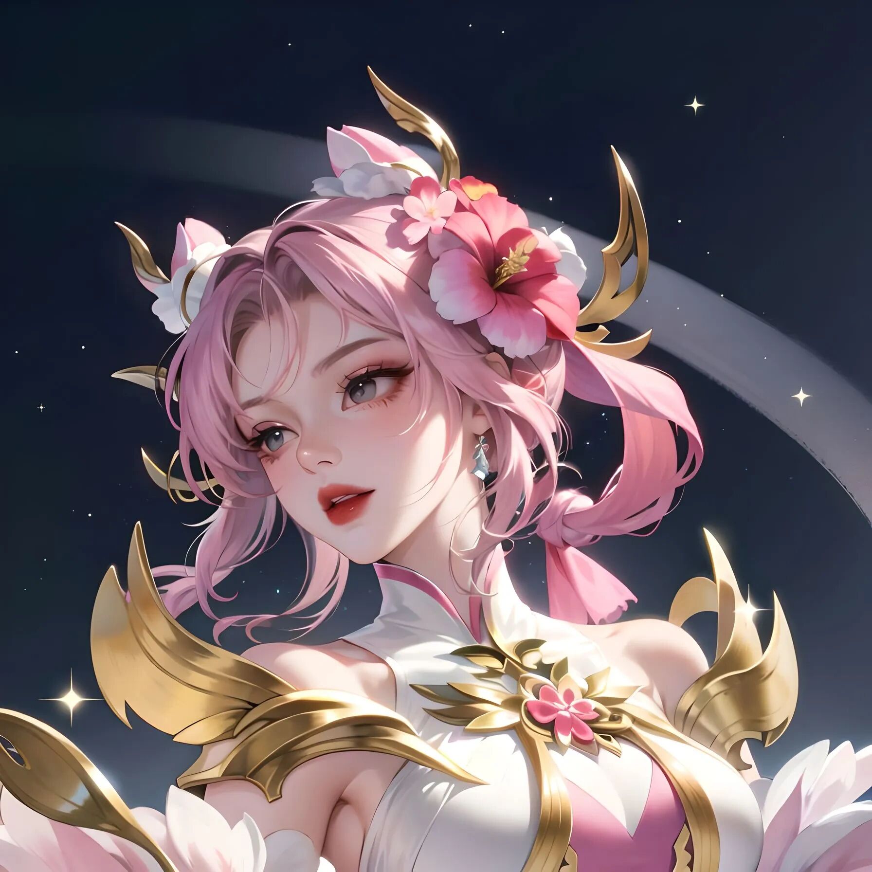 花仙子(划掉)嫦娥头像分享94 发现嫦娥有两款和花相关的皮肤94