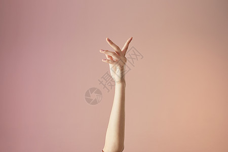 舞蹈手势动作特写图片素材
