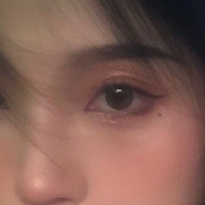 眼部特写女生头像/唯美/意境