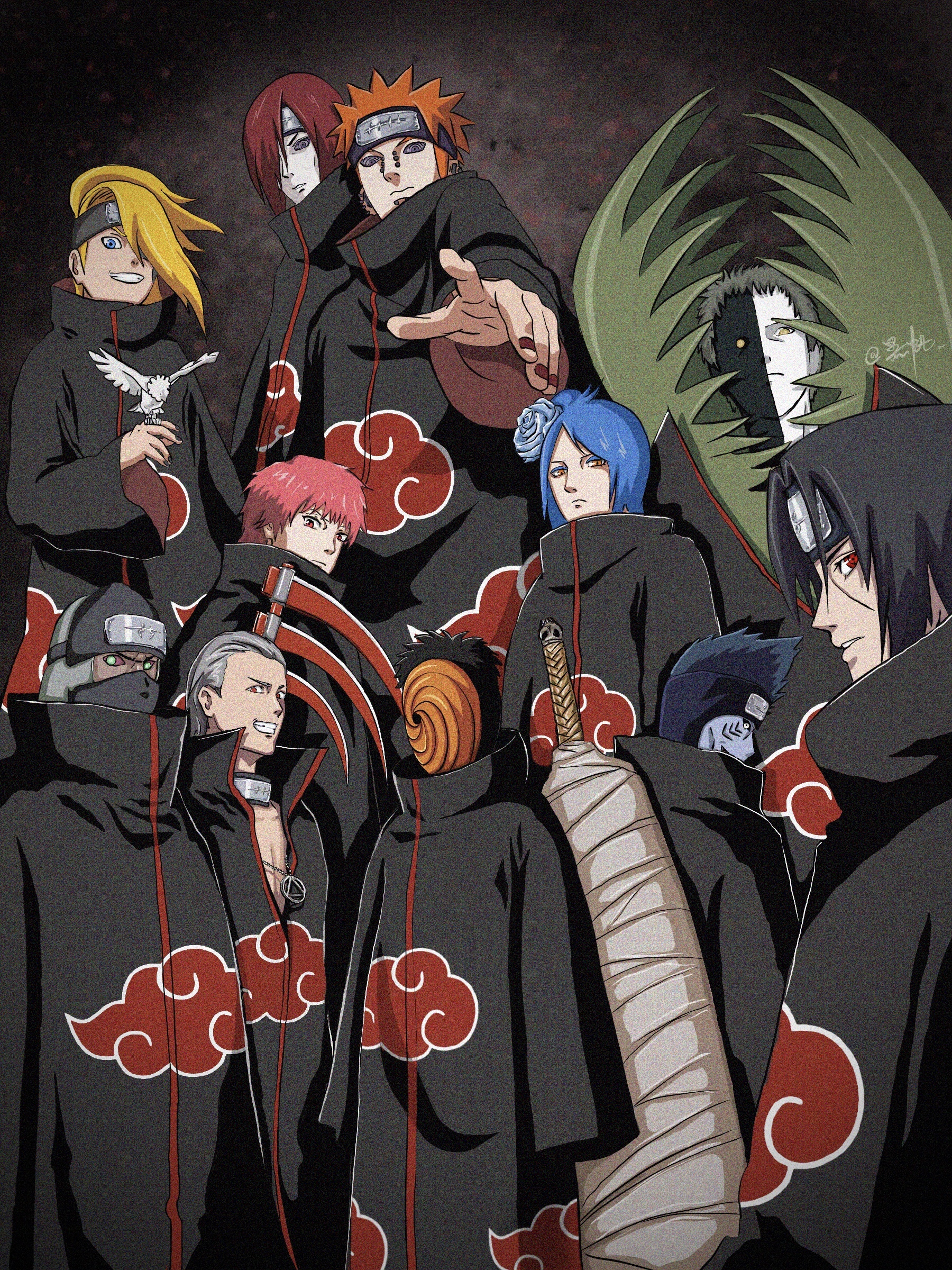 火影忍者晓组织是个和谐有害的大家庭啦!