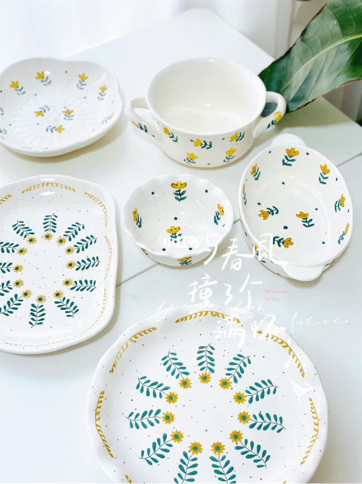 搬新家的新餐具～松鼠尾系列 是春天的感觉呀