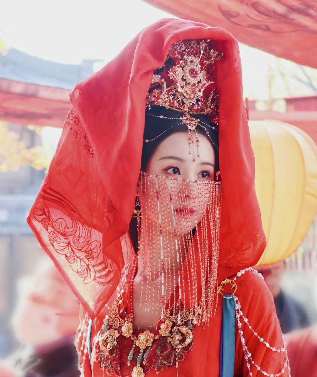 古装婚礼造型盘点,白鹿的新娘妆简直美爆了