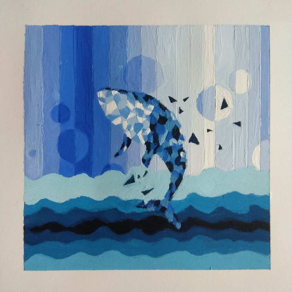 临摹色彩构成作业明度纯度推移