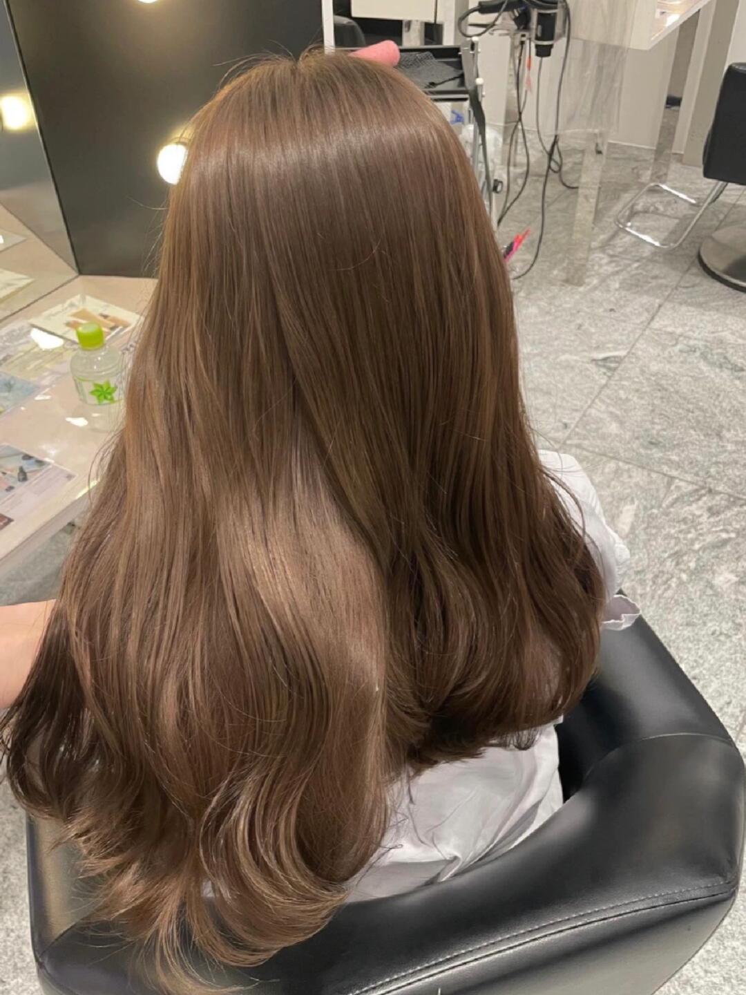 表白这个发色免漂发色焦糖橘棕色