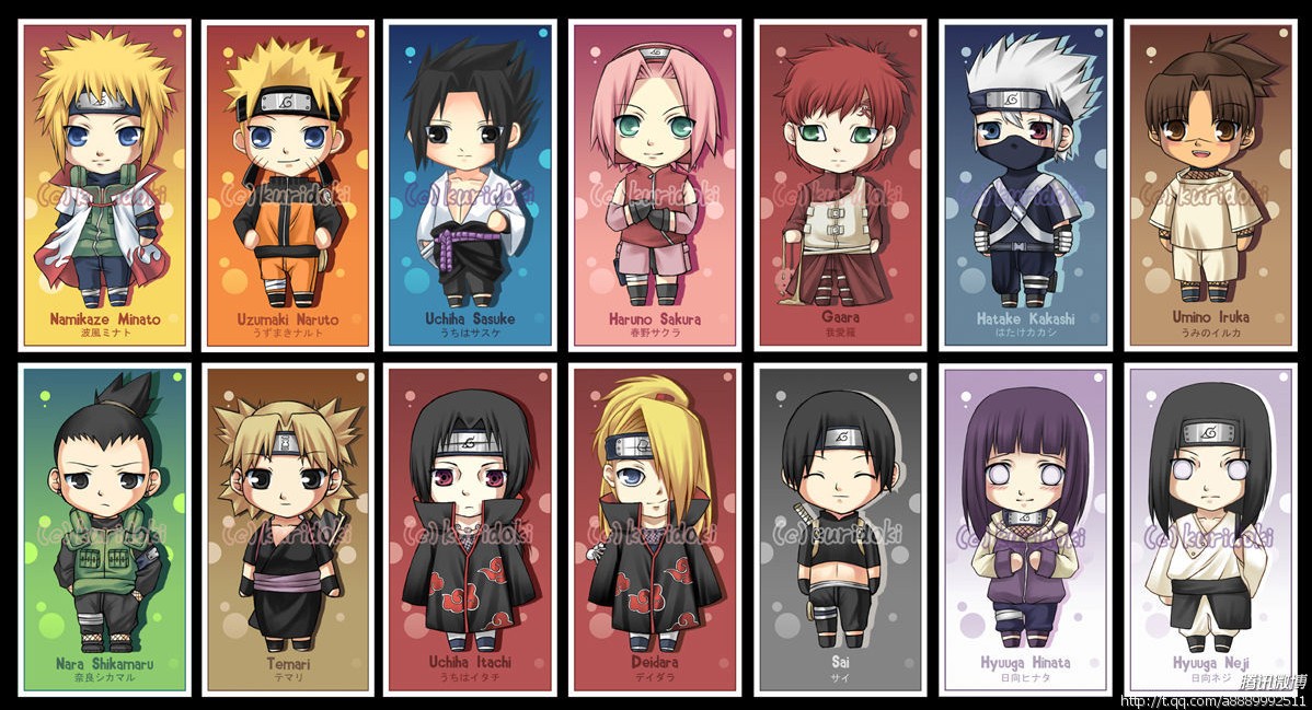 火影忍者可爱的人物