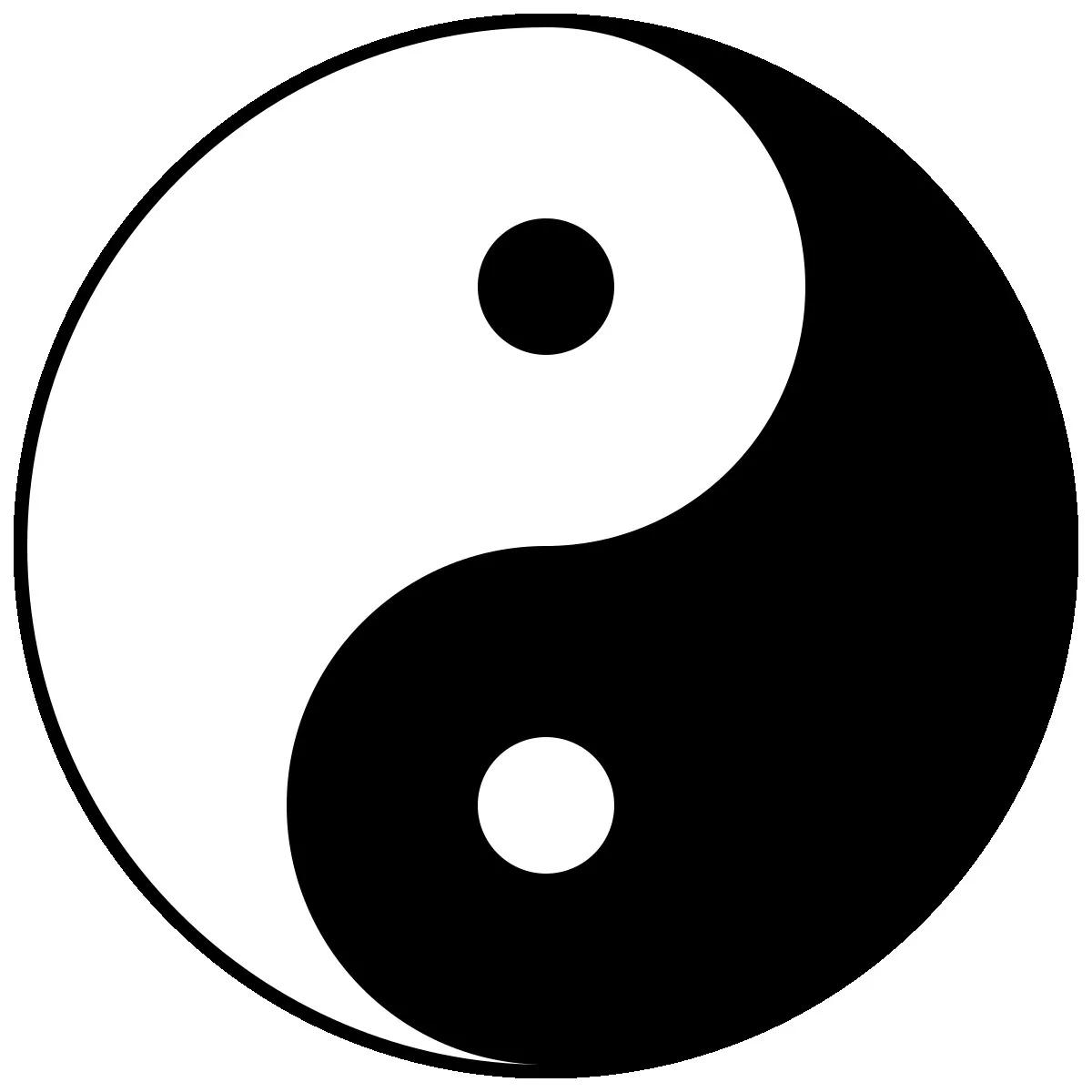 太极图中间的阴阳鱼图案,蕴含了极其深奥的道理