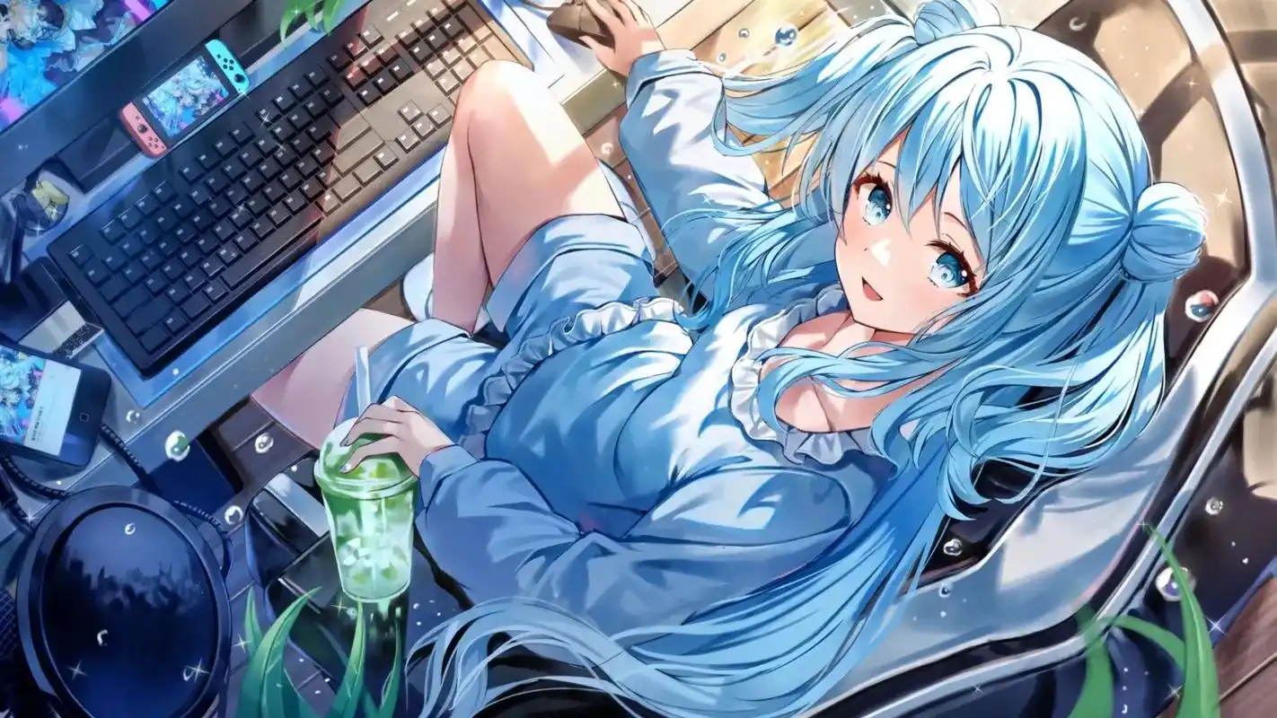 二次元壁纸.可爱到爆炸#二次元 #我又来送图啦 #全屏高清壁 - 抖音