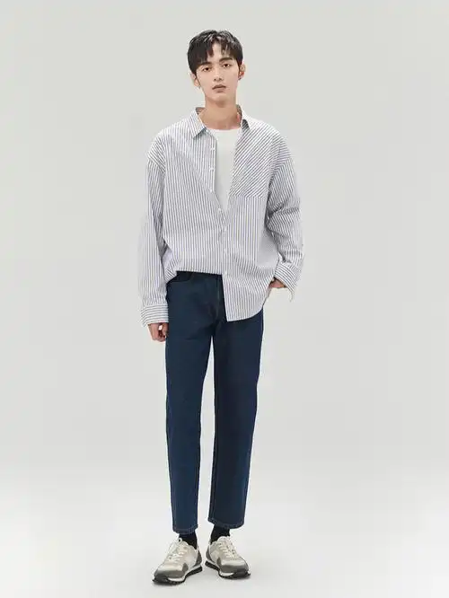 男生七夕文艺气质衬衫穿搭78温柔的让人心动