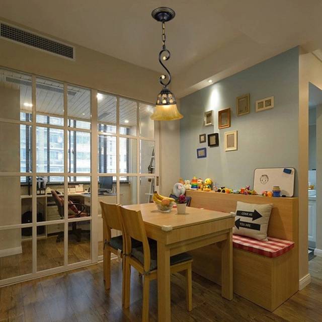 卡座式家庭餐厅装修效果图,太实用了!