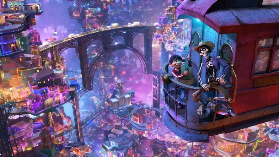 寻梦环游记 灯火斑斓的亡灵世界4k壁纸