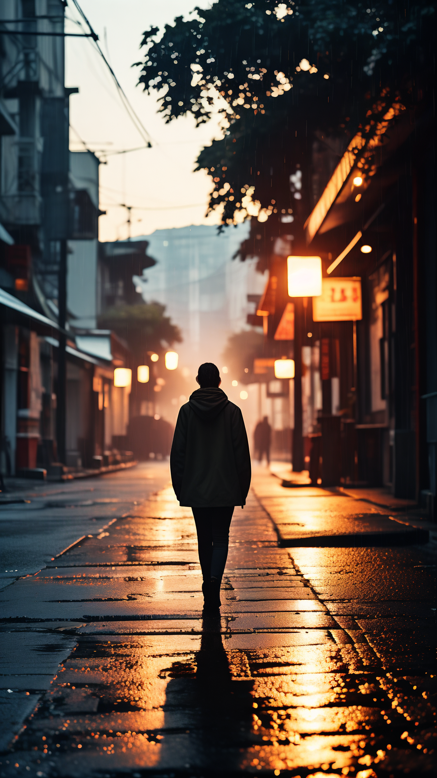 伤感背影壁纸,一个人的孤独时光90