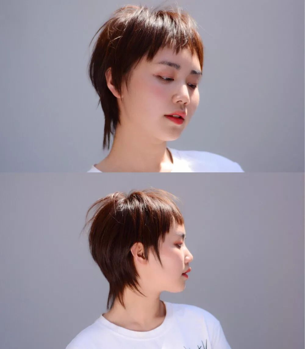 短发狗啃头刘海