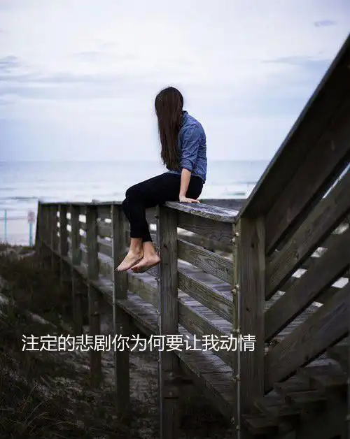 女生心累图片:注定的悲剧,为何要让我动情2019-10