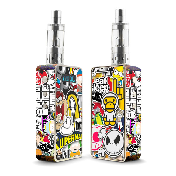 酷尔美 电子烟贴纸 snowwolf贴纸彩贴 个性保护贴膜 图片_高清大图