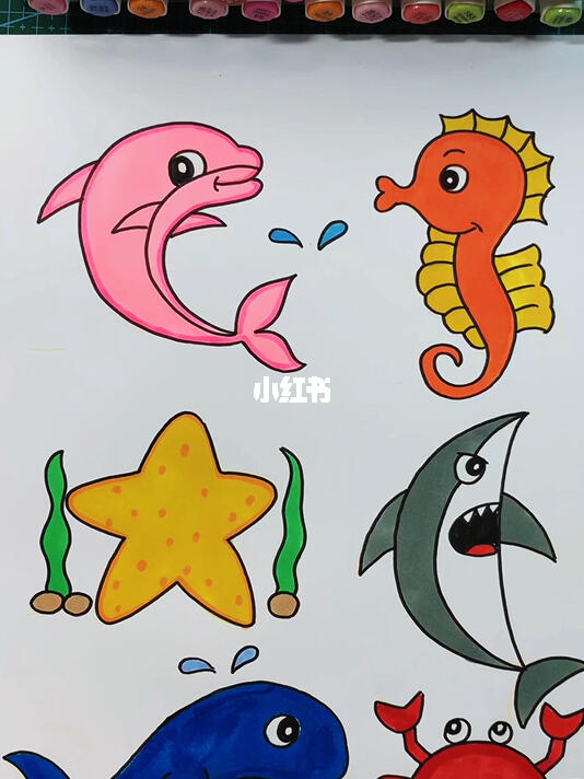 教孩子画海洋生物