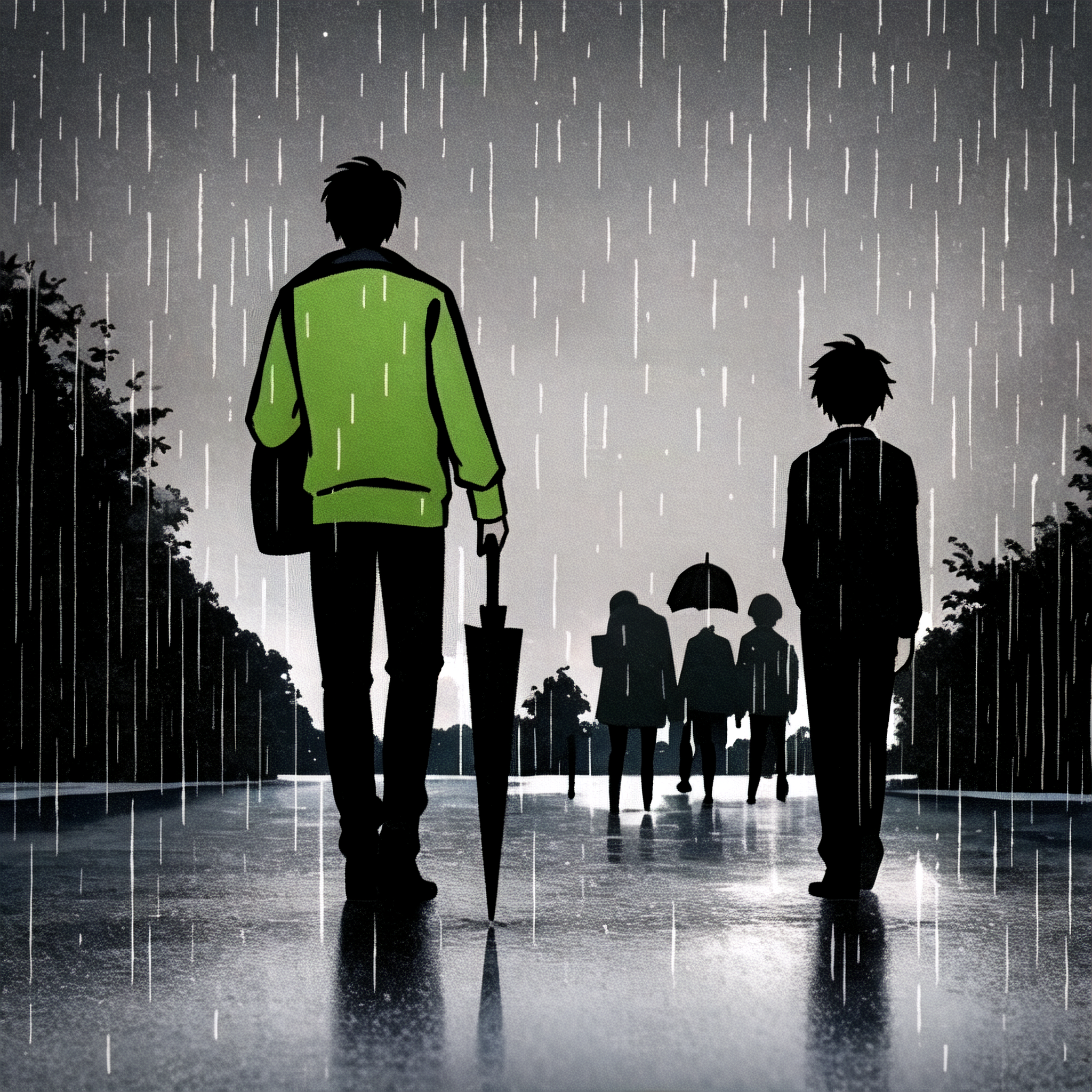 男生背影头像💼👔 有哪个男生能拒绝一个帅气的背影头像呢?