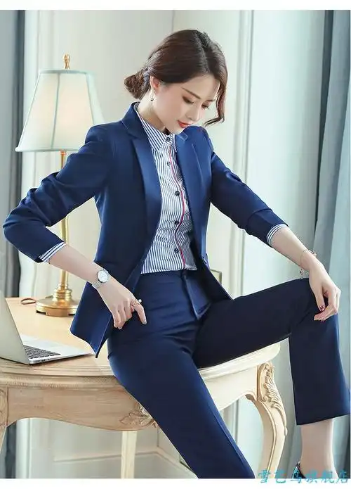 公务面试服装女职业正装套教师招聘西服西装气质上班族春秋时尚工作服