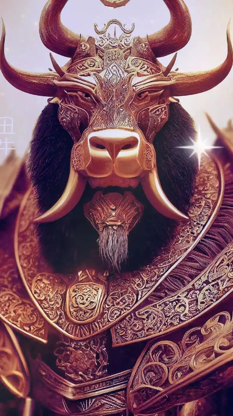 牛:稳重温和的个性很受欢迎#十二生肖 #手机壁纸 #抖音图文 - 抖音