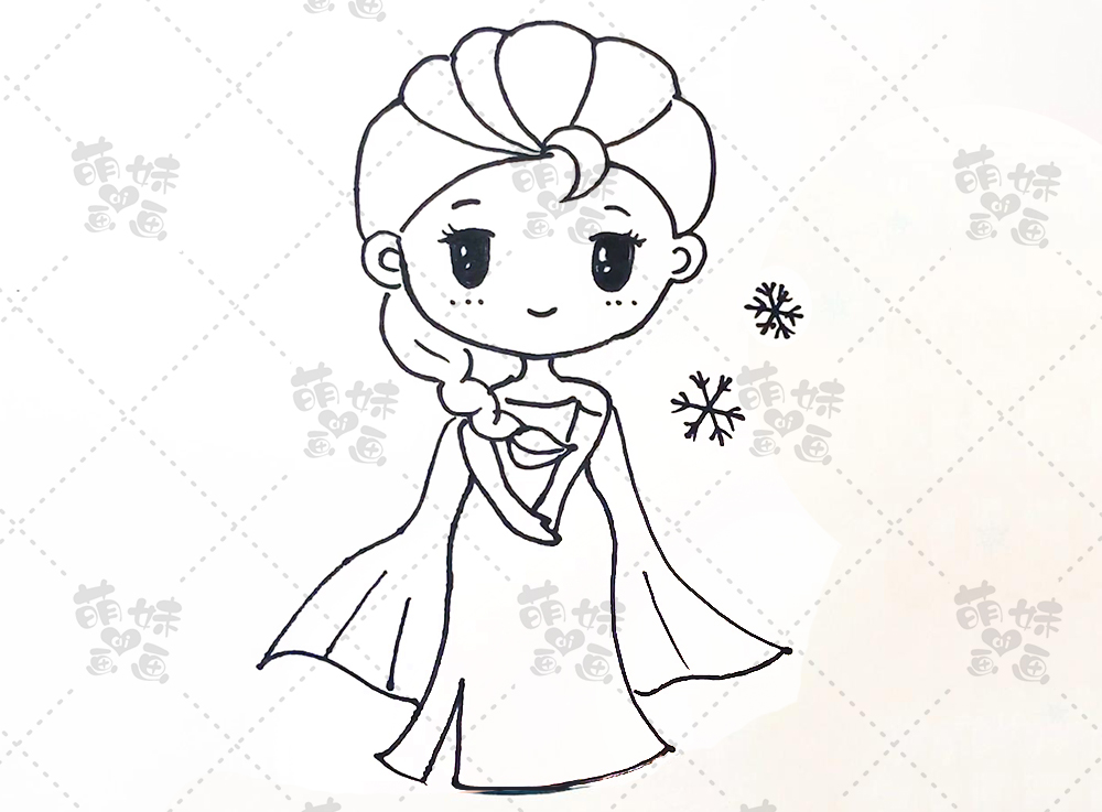 简单又可爱的小公主简笔画合集选出你最喜欢的小公主吧