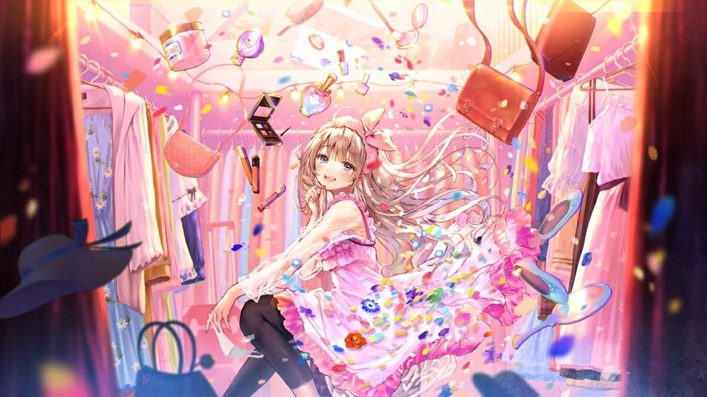 二次元美女福利图35樱花少女手机壁纸