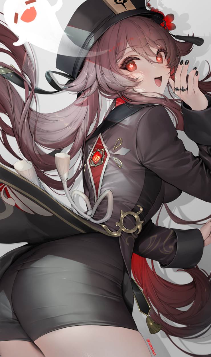 の作品 - p站id:18614791查看原图 · 分辨率:2480 x 3508原神胡桃生