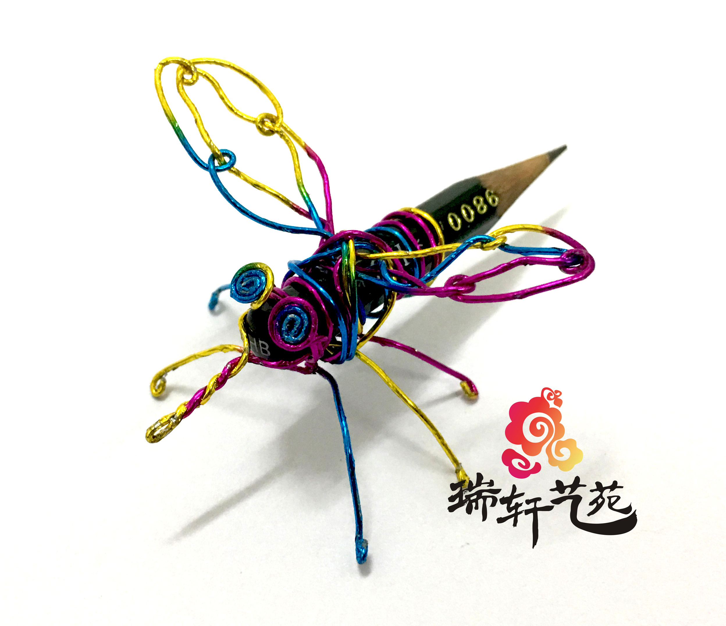 铁丝与废弃品创意昆虫|手工艺|工艺品设计|瑞轩艺苑 - 原创作品