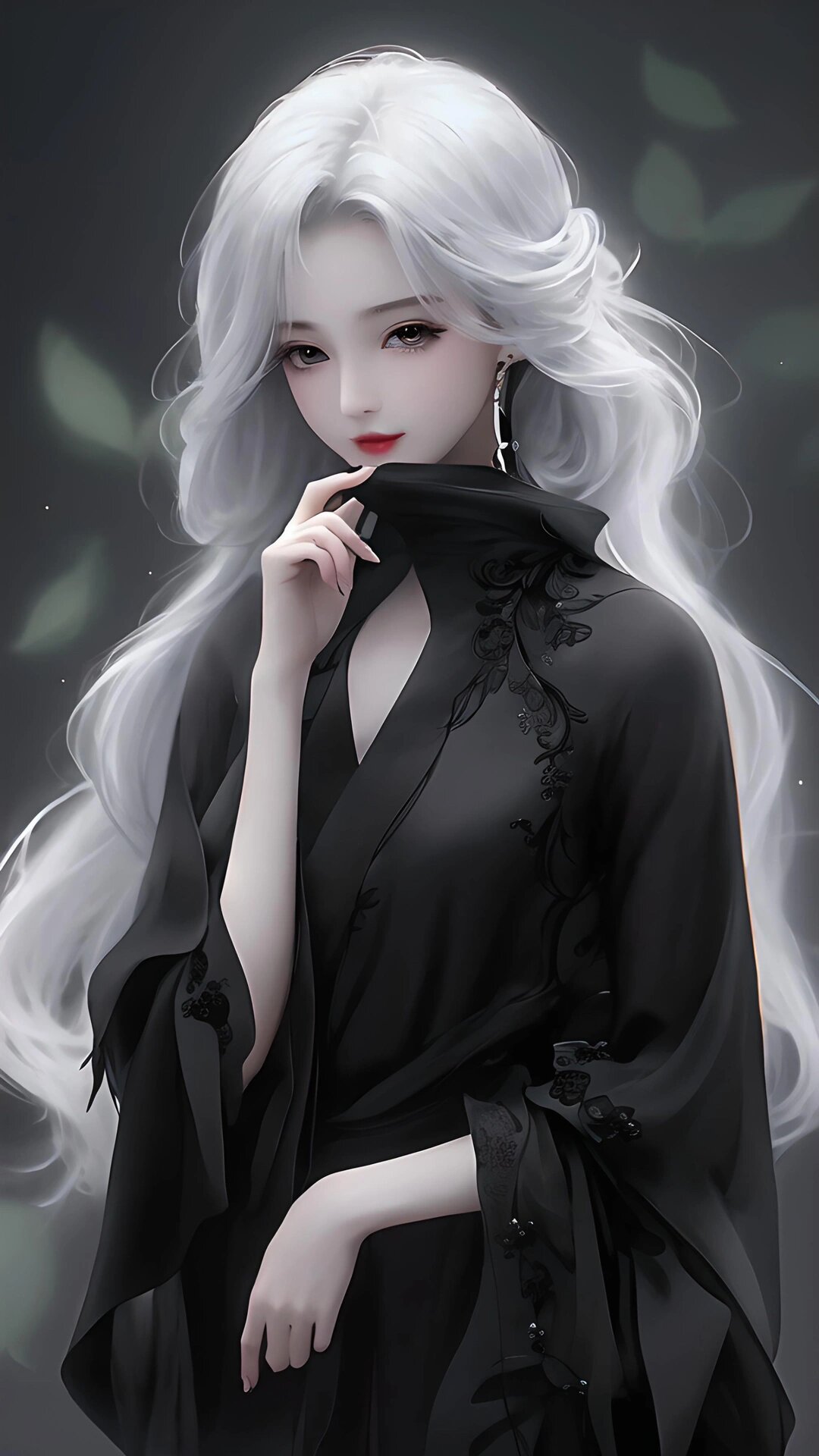 黑色系女生头像/壁纸