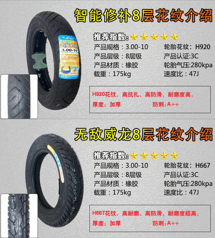 5/3.2/3.0电动车真空轮胎 14*2.5正新普通真空胎