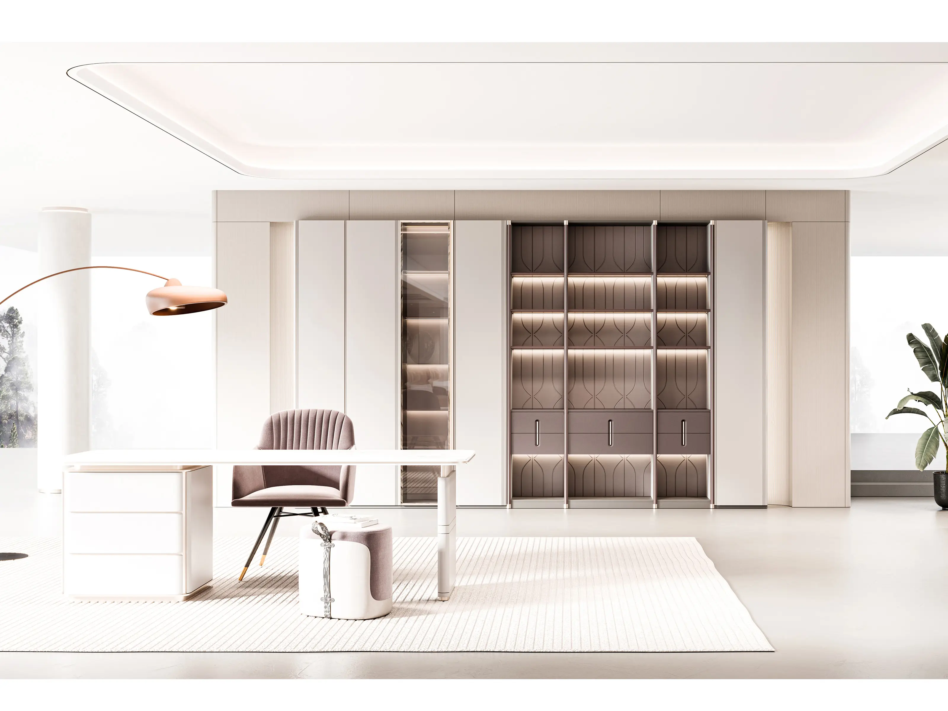 缇蕴系列衣柜定制:现代轻奢的梦境