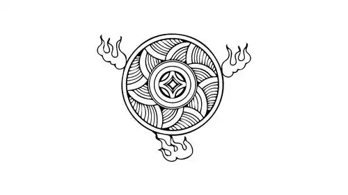 哪吒风火轮简笔画