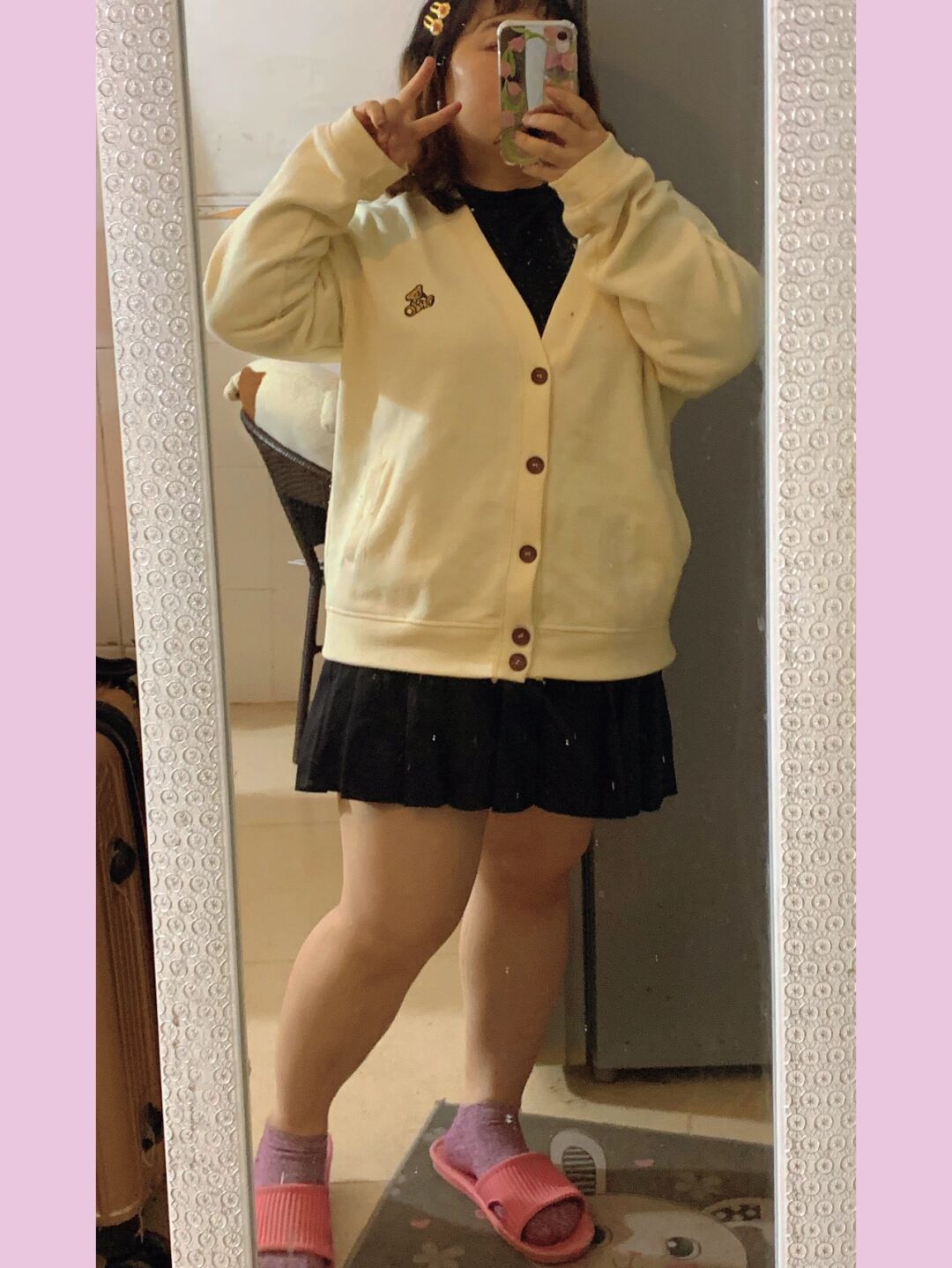 身高150体重130,好适合学院风穿搭 #体重130斤# #身高150# 胖女生也