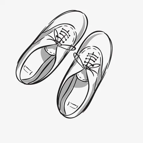 手绘矢量鞋子ai素材