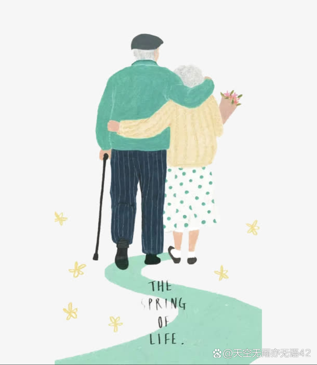 不管在现实生活中,还是看影视或书籍,每次看到一对老人在彼此挽扶,我