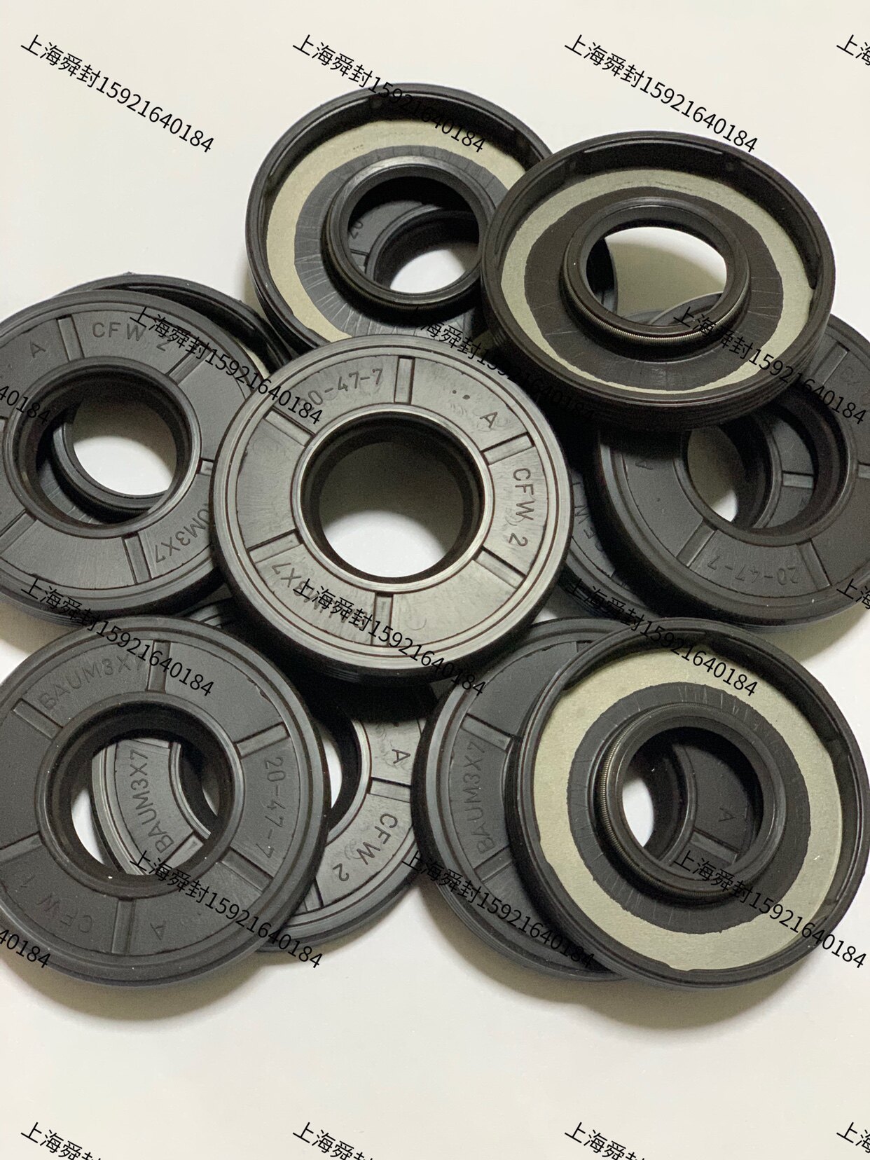 德国cfw油封dn3760abaum3x720477骨架油封单唇氟胶耐高温