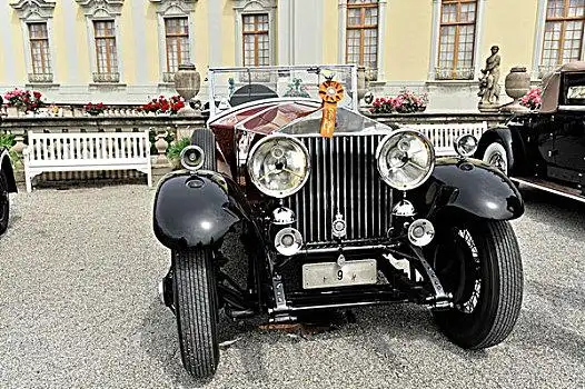 劳斯莱斯,幻象,建造,老爷车,复古,经典,巴洛克,汽车,节日,路德维希堡