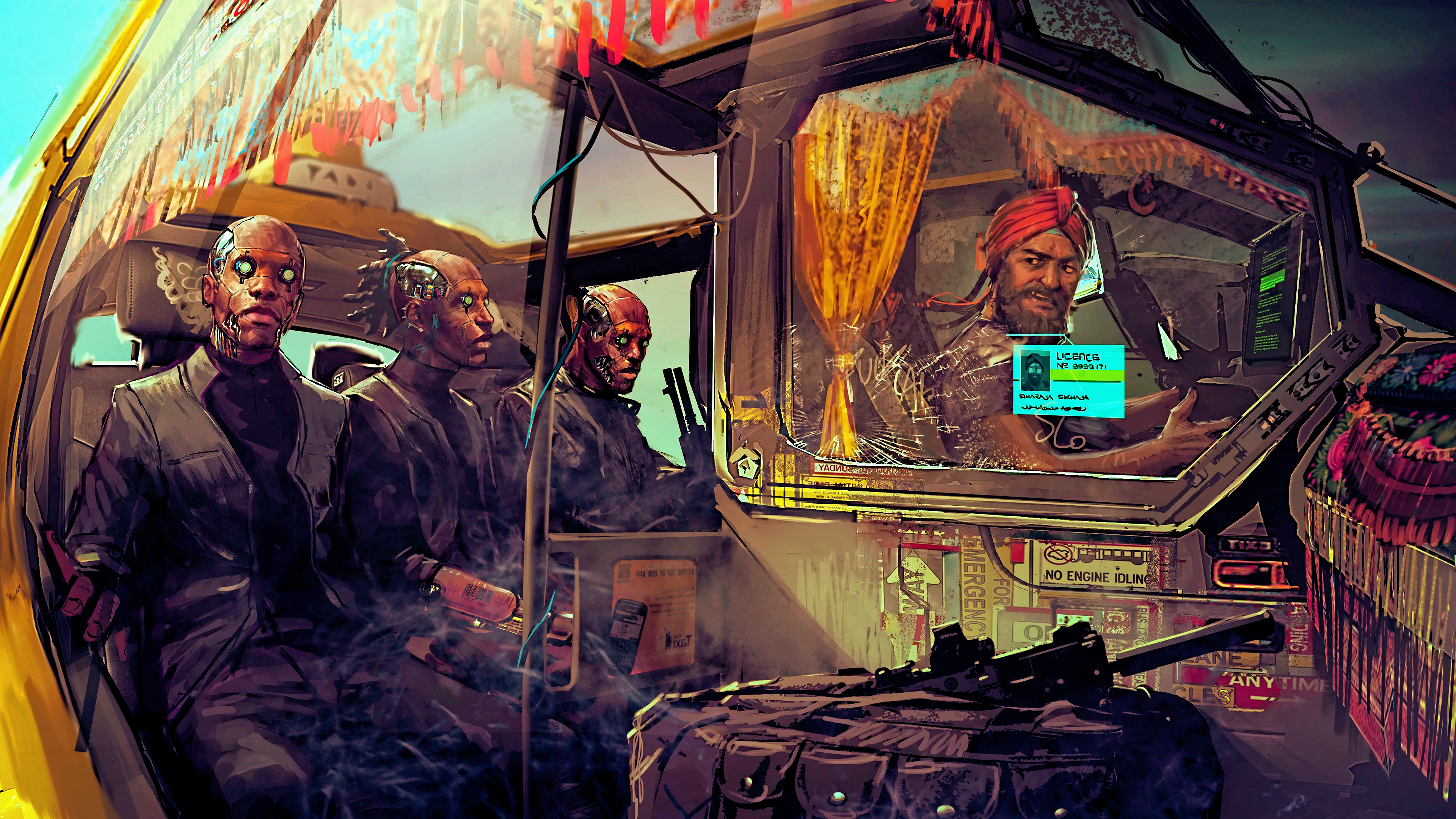 赛博朋克高清壁纸分享 - 赛博朋克风电脑高清壁纸 - 实验室设备网