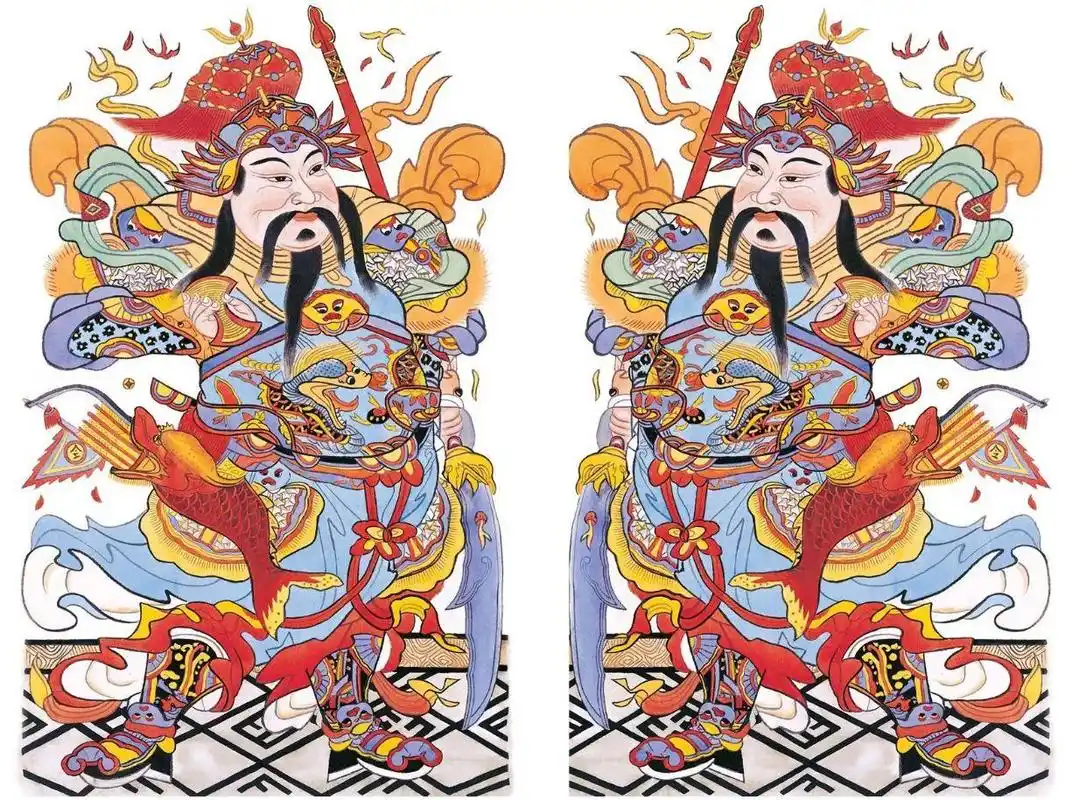 大门贴门神后屋里门必须贴吗大门跟房子门又贴门神有利于风水运势