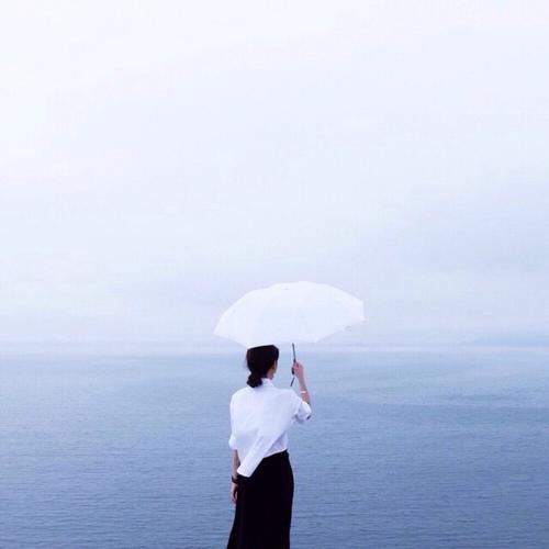 女生头像蓝色大海天空背影壁纸zhang爱人