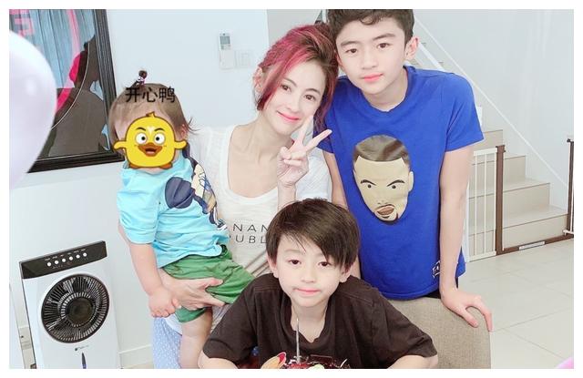 张柏芝三胎新照曝光打破是混血的谣言生父依旧是个谜团