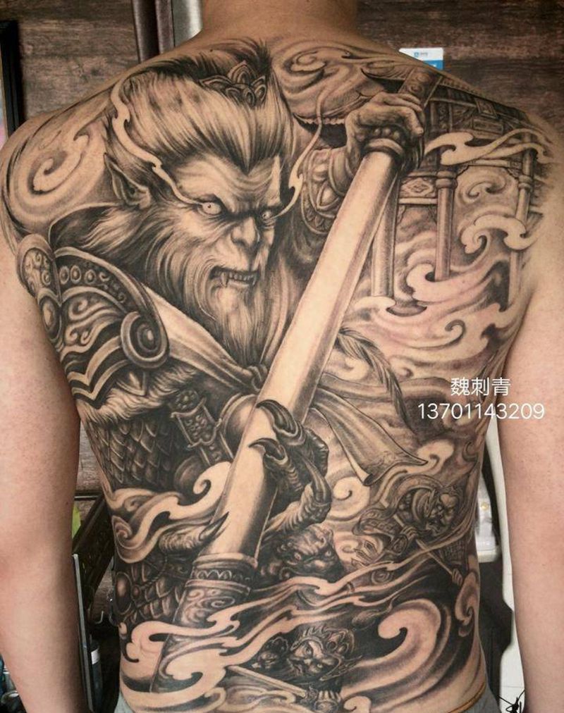 齐天大圣纹身图片